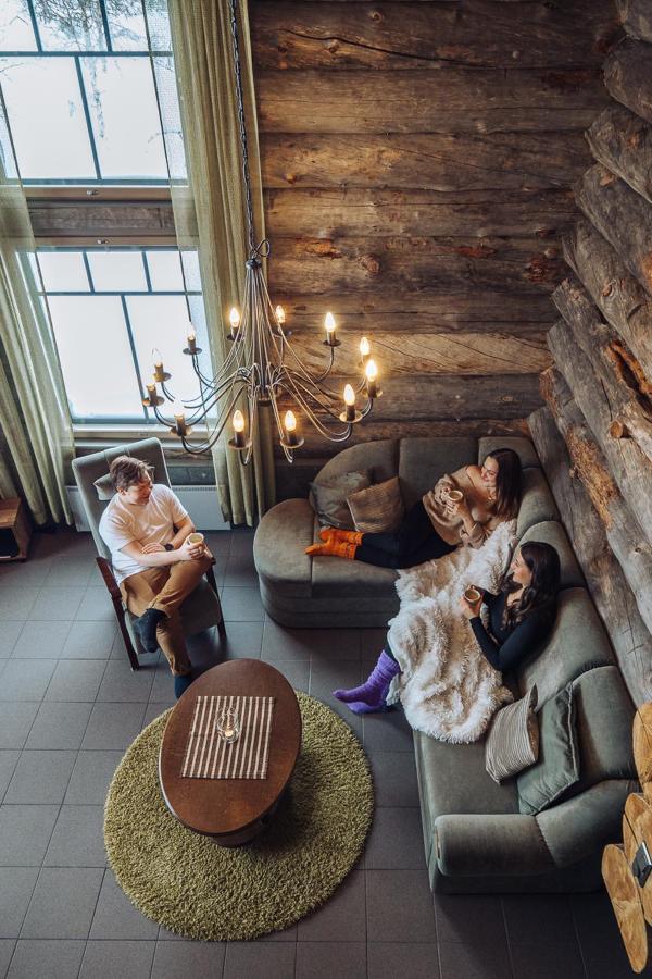 Sielikkoe Aurora Log Apartments Saariselkä Eksteriør billede
