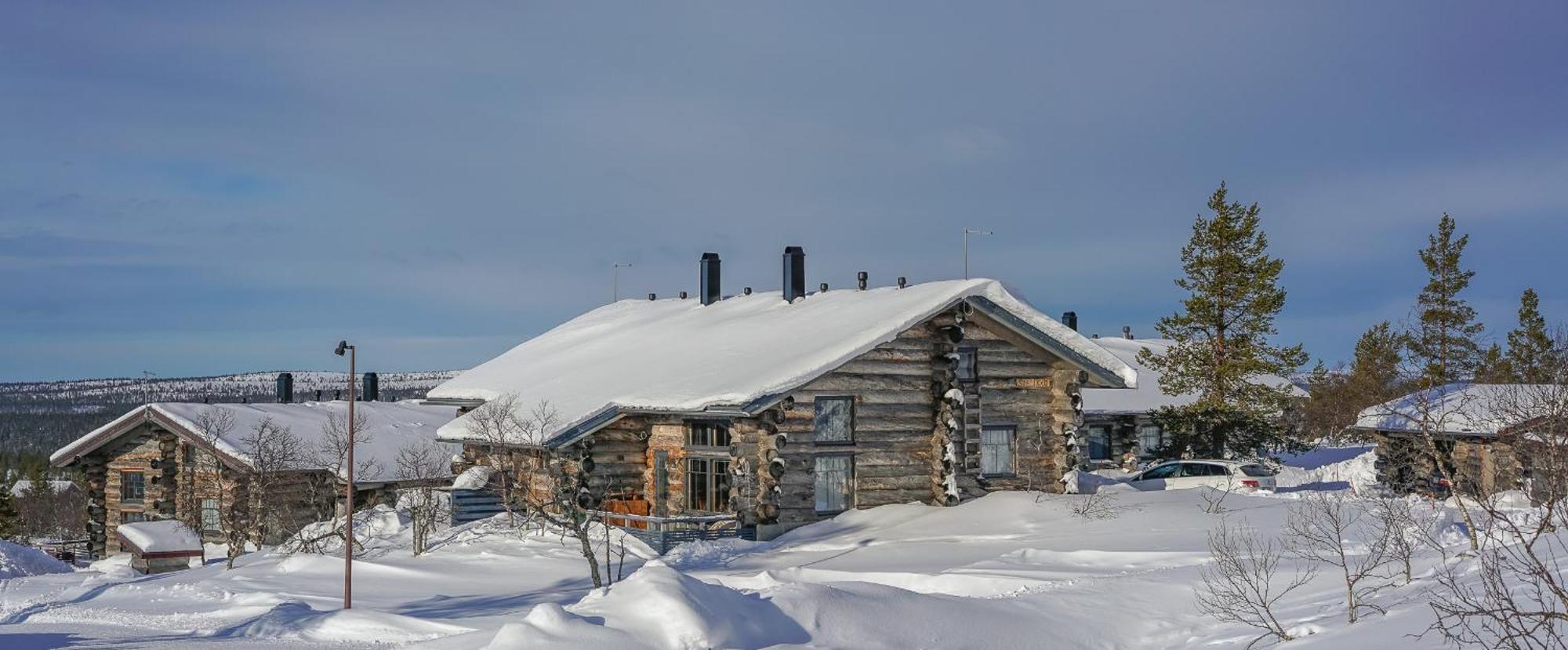 Sielikkoe Aurora Log Apartments Saariselkä Eksteriør billede