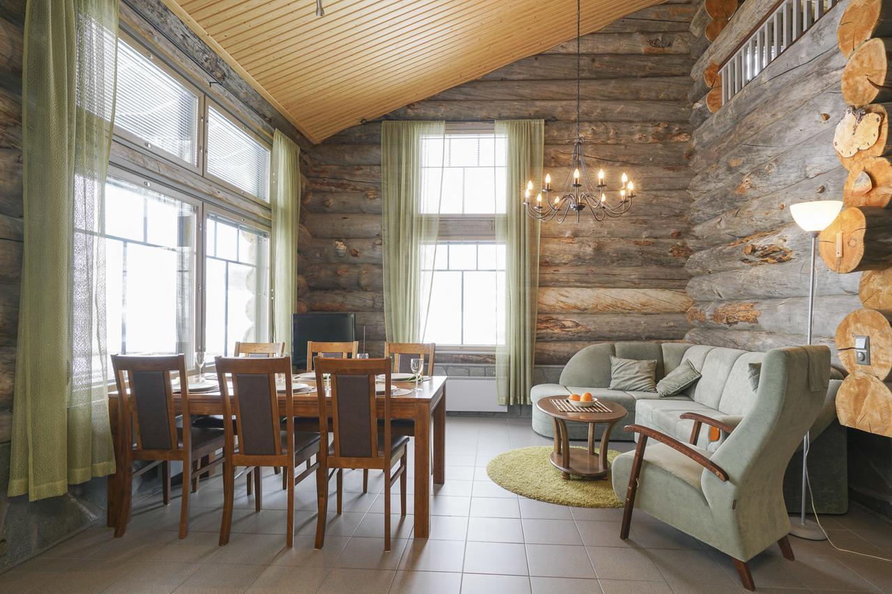 Sielikkoe Aurora Log Apartments Saariselkä Eksteriør billede