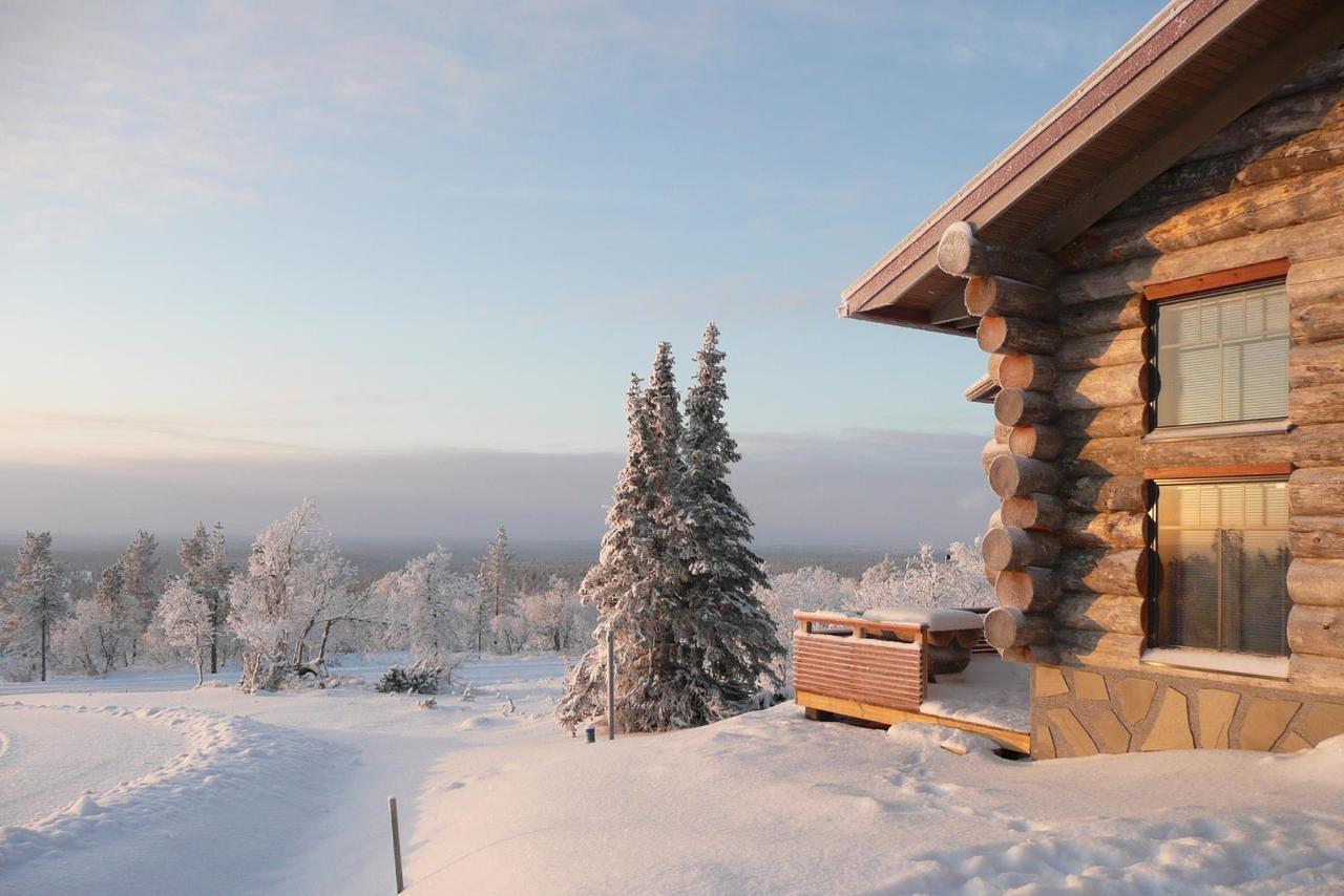 Sielikkoe Aurora Log Apartments Saariselkä Eksteriør billede